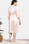 Zivame Silken Promises Woven Robe - Mary Rose — thumbnail 4